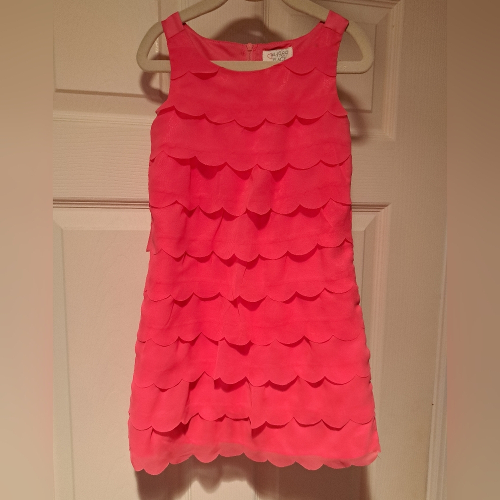 Pink Ruffled Tiered Sundress